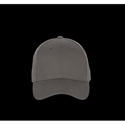 Gorra de algodón 6 paneles ajustable Slate Grey