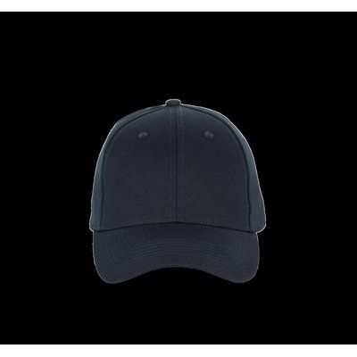 Gorra de algodón con 6 paneles y cierre ajustable Navy