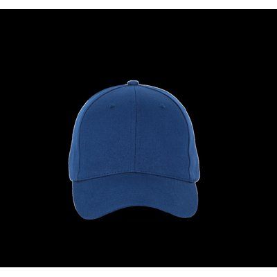 Gorra de algodón con 6 paneles y cierre ajustable Royal Blue