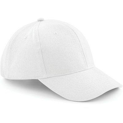 Gorra de algodón 6 paneles White