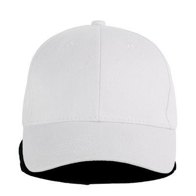 Gorra de algodón ajustable Blanco