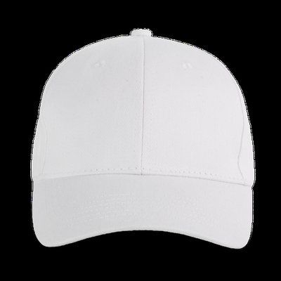 Gorra de algodón ajustable White