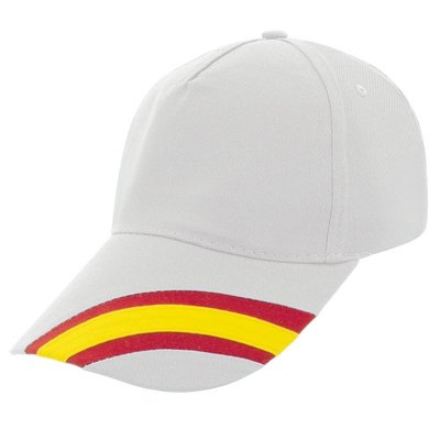 Gorra Algodón con bandera España BL