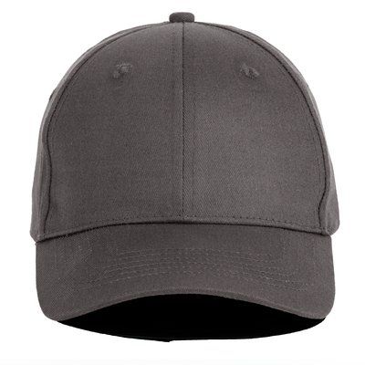 Gorra algodón cierre autoadherente DARK GREY