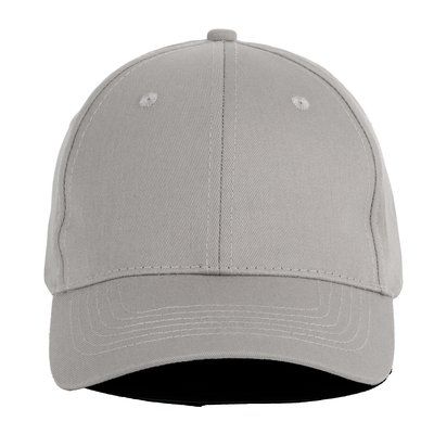 Gorra algodón cierre autoadherente Light Grey