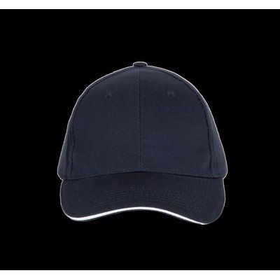 Gorra algodón cierre hebilla metálica Navy / White