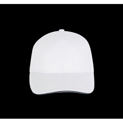 Gorra algodón cierre hebilla metálica White / Navy