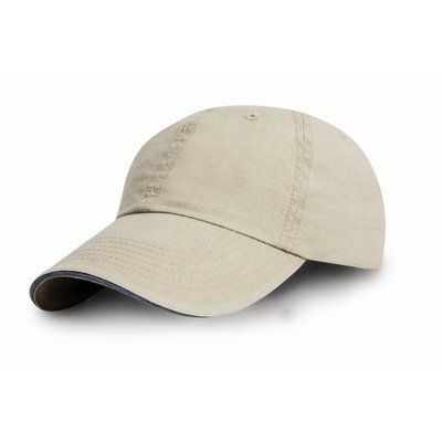 Gorra algodón fino Beige