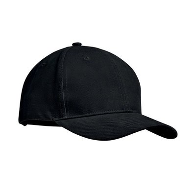 Gorra algodón grueso de 6 paneles con cierre de hebilla metal