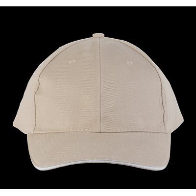 Gorra algodón grueso Beige / White