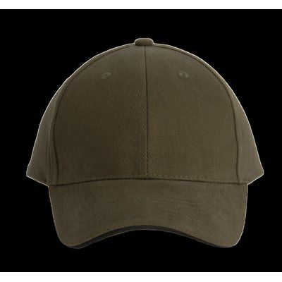 Gorra algodón grueso Dark Khaki / Dark Grey