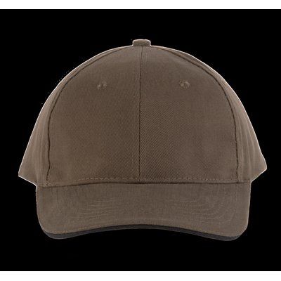 Gorra algodón grueso Khaki / Black