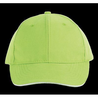 Gorra algodón grueso Lime / White