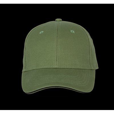 Gorra algodón grueso Matcha Green / Black