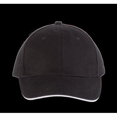 Gorra algodón grueso Negro