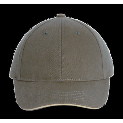 Gorra algodón grueso Olive / Beige