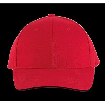 Gorra algodón grueso Red / Black