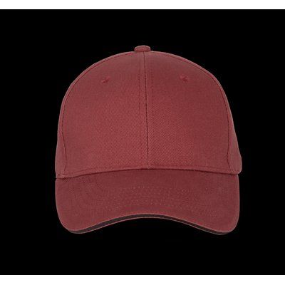 Gorra algodón grueso Red Safran / Dark Grey