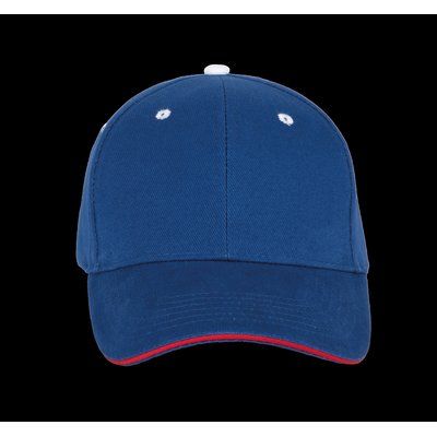 Gorra algodón grueso Royal Blue / Red / White