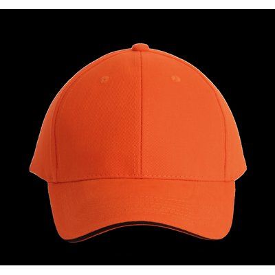 Gorra algodón grueso Spicy Orange / Dark Grey