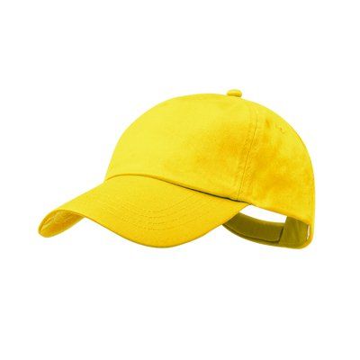 Gorra algodón niño de 5 paneles y cierre de velcro Ama