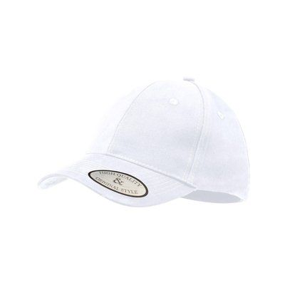 Gorra de algodón peinado y spandex Bla L/XL