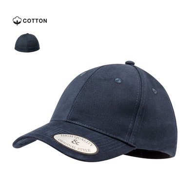 Gorra de algodón peinado y spandex