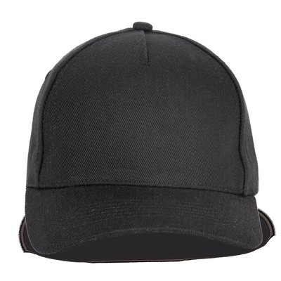 Gorra de algodón reciclado con trazabilidad blockchain Negro