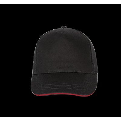 Gorra con banda de transpiración Black / Red