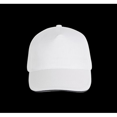 Gorra con banda de transpiración Blanco