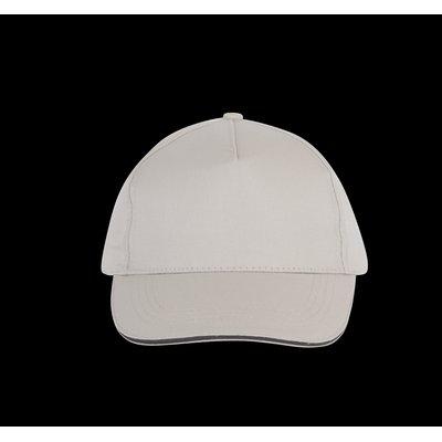 Gorra con banda de transpiración Gris