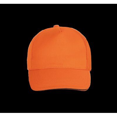 Gorra con banda de transpiración Orange / Dark Grey