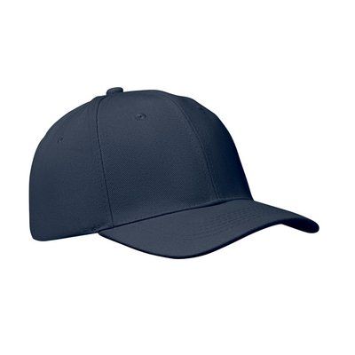 Gorra de béisbol de algodón cepillado Azul