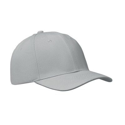 Gorra de béisbol de algodón cepillado Gris