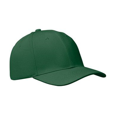 Gorra de béisbol de algodón cepillado VERDE OSCURO