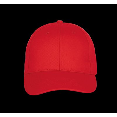 Gorra béisbol cierre velcro Rojo