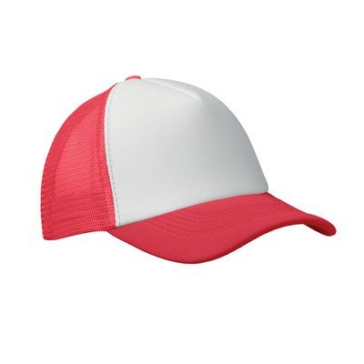 Gorra beisbol especial sublimación Blanco/rojo