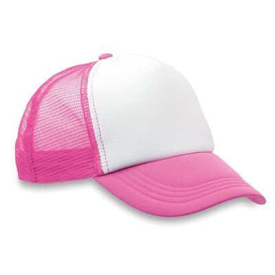 Gorra beisbol de rejilla Fucsia