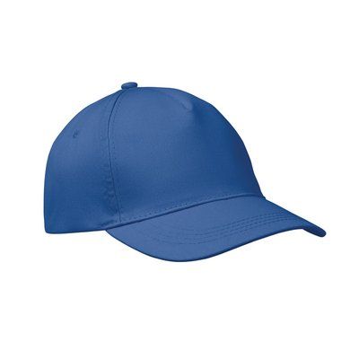 Gorra de béisbol sarga de algodón Azul Royal