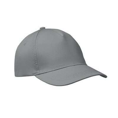 Gorra de béisbol sarga de algodón Gris