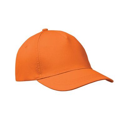 Gorra de béisbol sarga de algodón Naranja