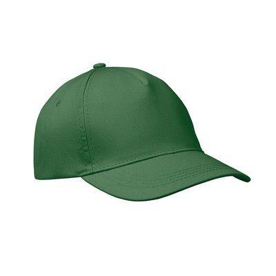 Gorra de béisbol sarga de algodón VERDE OSCURO