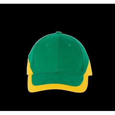 Gorra bicolor Kelly Green / Yellow