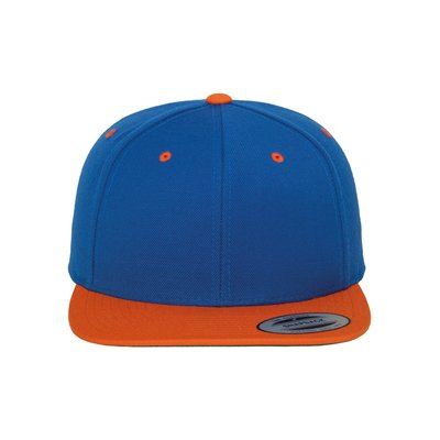 Gorra bicolor snapback Azul