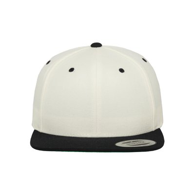 Gorra bicolor snapback Beige