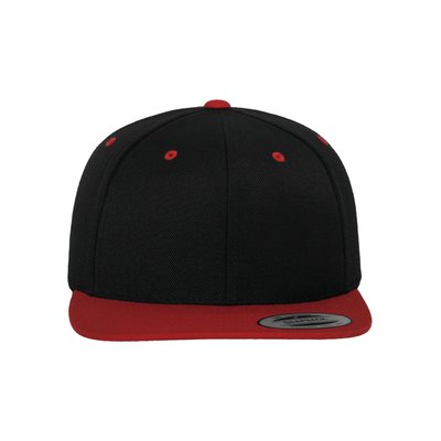 Gorra bicolor snapback Black / Red