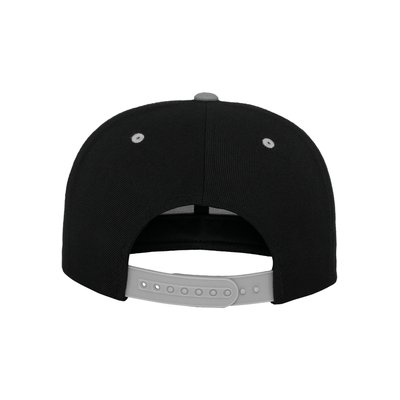 Gorra bicolor snapback Black / Silver