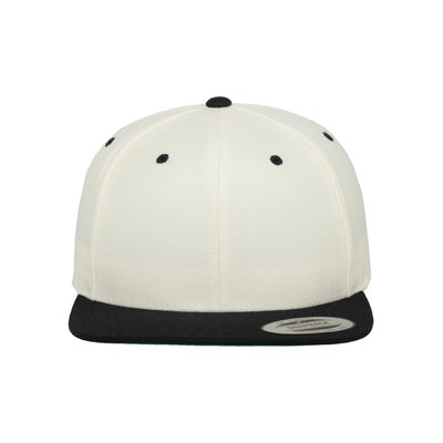 Gorra bicolor snapback Natural / Black