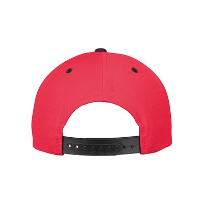 Gorra bicolor snapback Red / Black