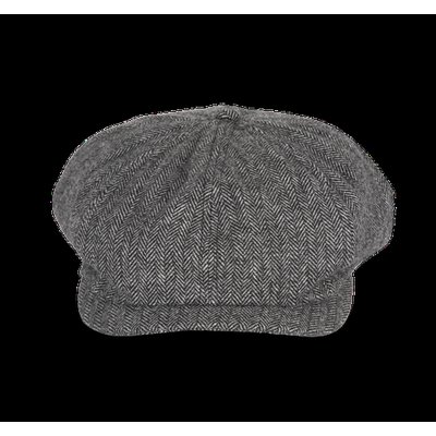 Gorra boina de poliéster Herringbone Grey S/M